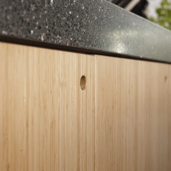 Moderne keuken van bamboe