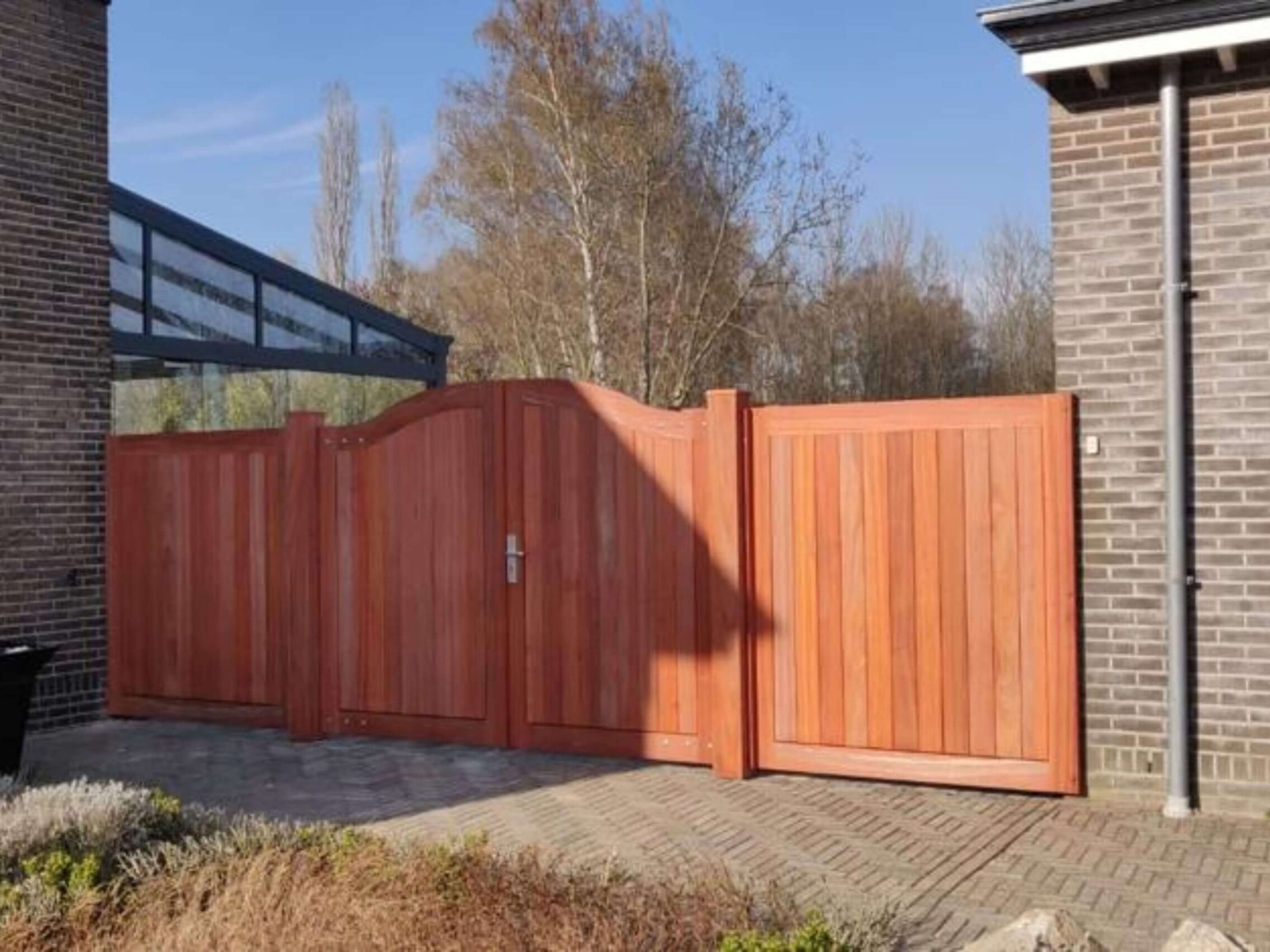 Houten tuinpoort op maat | Henk van Leeuwen